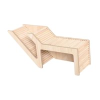 Ioensy - Casa Y Hábitat Para Hámsters Escondite Para Hámsters Chinchilla, Ratas, Jerbos, Rectángulo