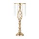thumbnail image 3 of Candelabro De Cristal Para Mesa, Florero De Boda, Candelabros, Decoración De Escritorio Para El Hogar, Dorado, 3 of 5