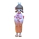 thumbnail image 1 of Muñeca Geisha con kimono japonés, estatua de resina, adorno, figura Kabuki asiática, escultura en miniatura para oficina, cumpleaños, inauguración de con ventilador redondo, 1 of 5