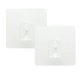 thumbnail image 5 of Colgador de ropa pegajoso adhesivo de gancho de pared traceless 70x70mm claro -2pcs, 5 of 5