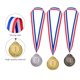 thumbnail image 4 of Medallas de premio Favide en oro, plata y bronce, 5 cm con cinta, 12 unidades, 4 of 7