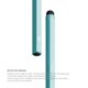 thumbnail image 3 of Stylus elago® Hexa Coral Blue Aluminio de primera calidad para iPad/iPhone, 3 of 9