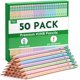 thumbnail image 1 of Taja 50 Pack WoodCased 2 HB Pencils, Bulk PreSharpened, Multicolor, 1 of 3
