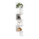 thumbnail image 1 of Soporte de pared para estante de esquina VASAGLE de 5 niveles, color blanco, 1 of 8