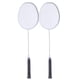 thumbnail image 5 of Juego De 2 Raquetas De Bádminton Ligeras Para Accesorios De Jardín Principiantes Blanco, 5 of 5