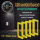 thumbnail image 2 of Extensor de receptáculo Outlet Mint Bucket 1/4 de un solo grupo (x5), 2 of 7
