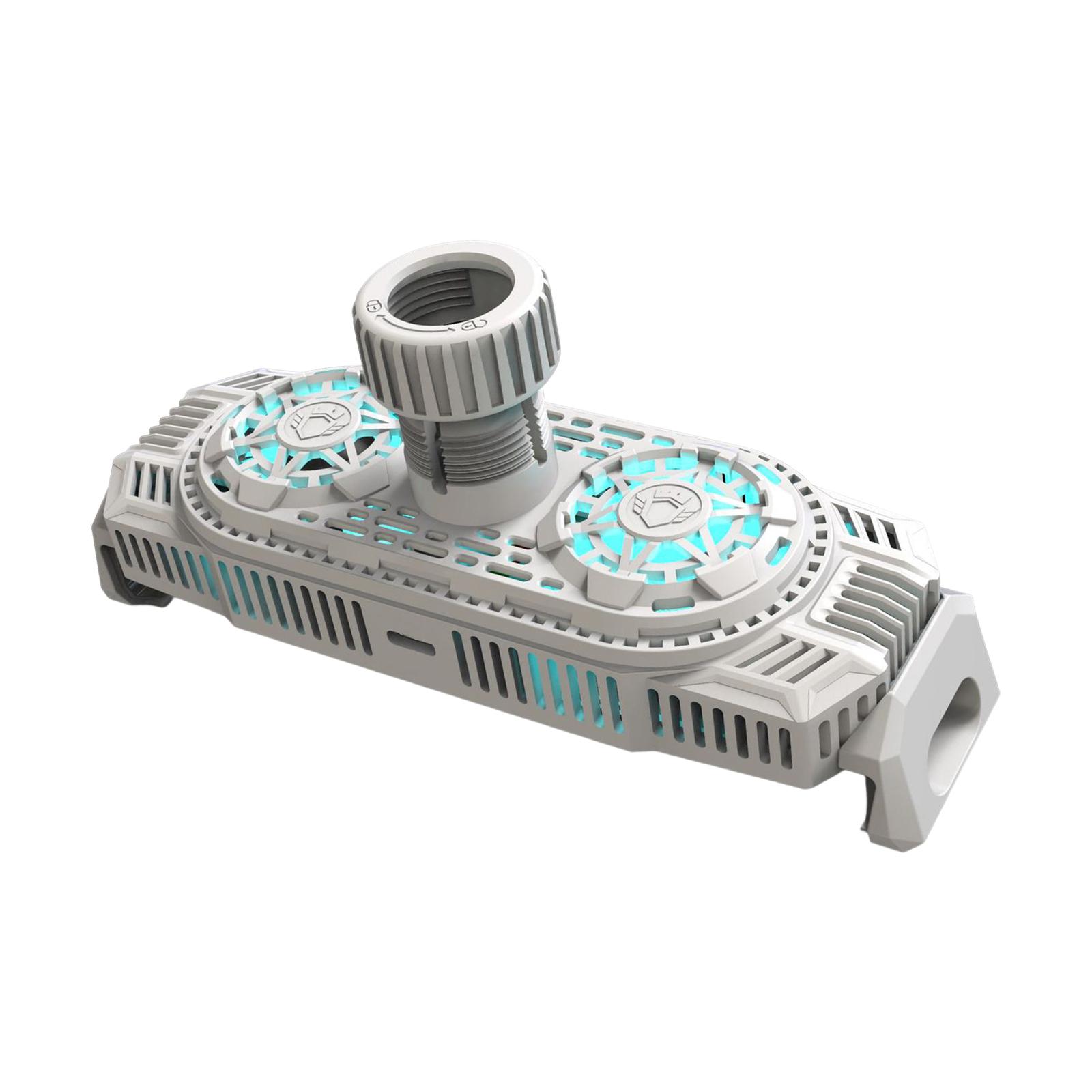 Bothyi - Radiador De Teléfono Móvil Con Soporte Para Ver Dramas Live Streaming Gaming White