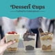 thumbnail image 3 of Vasos de postre Sammray, 100 unidades, 150 ml, con tapas y cucharas de plástico, 3 of 8