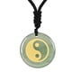 thumbnail image 3 of Collar Colgante Yin Y Yang Tai Chi Patrón único Duradero Para Uso Diario Verde, 3 of 5
