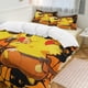 thumbnail image 2 of Halloween Pokmon 3 Piece Sets Full/Queen Size - Reversible Microfiber Quilts with Shams Soft Lightweight Bedspread Coverlet Comforter for All Season Bed Sheets, 2 of 4