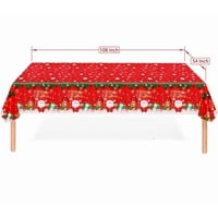 Genérico - Mantel Navideño Plástico 137X274