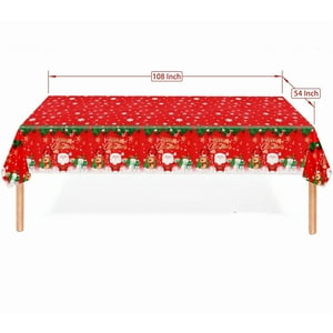 Genérico - Mantel Navideño Plástico 137X274