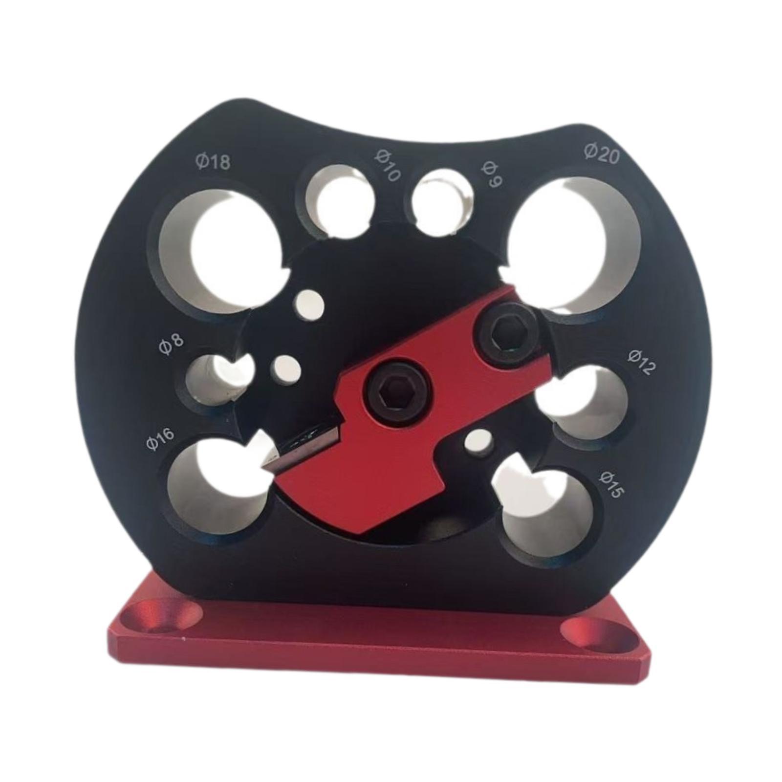 Ioensy - Kit De Plantilla Para Hacer Espigas Ajustables De 8 Agujeros Para Varillas De Madera De Carpintero Y Carpintería