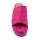 thumbnail image 3 of Sandalia Gamuza Ecológica ZAZ80 Fucsia Mujer, 3 of 5