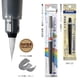 thumbnail image 3 of Pincel Pentel XGFL-137 Gris para Arte, 3 of 7