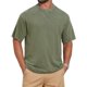 thumbnail image 1 of INSPIRE CHIC Camisetas sólidas de manga corta con cuello redondo y estilo retro desgastado para hombre L Verde Oliva, 1 of 6
