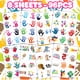 thumbnail image 3 of Tatuajes temporales celenakless 96 piezas High Five, 3 of 8