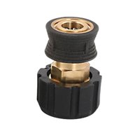 Magideal - Adaptador De Ra A De Agua Pulverizada Adaptador De Manguera De Salida De Manguera De De Autos, Para Limpieza De Autos Cobre C