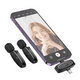 thumbnail image 3 of Micrófono inalámbrico Lavalier Dual  Lightning to USB-C Hoco L15, 3 of 6
