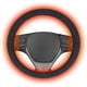 thumbnail image 1 of Funda de volante calefactable, inalámbrica, recargable, con banda elástica de felpa, 12 V, para invierno, para coche de 14,5 a 15 pulgadas., 1 of 7