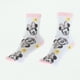 thumbnail image 4 of Tripack Calcetines Niña Rosado Flores Minnie Disney, 4 of 11
