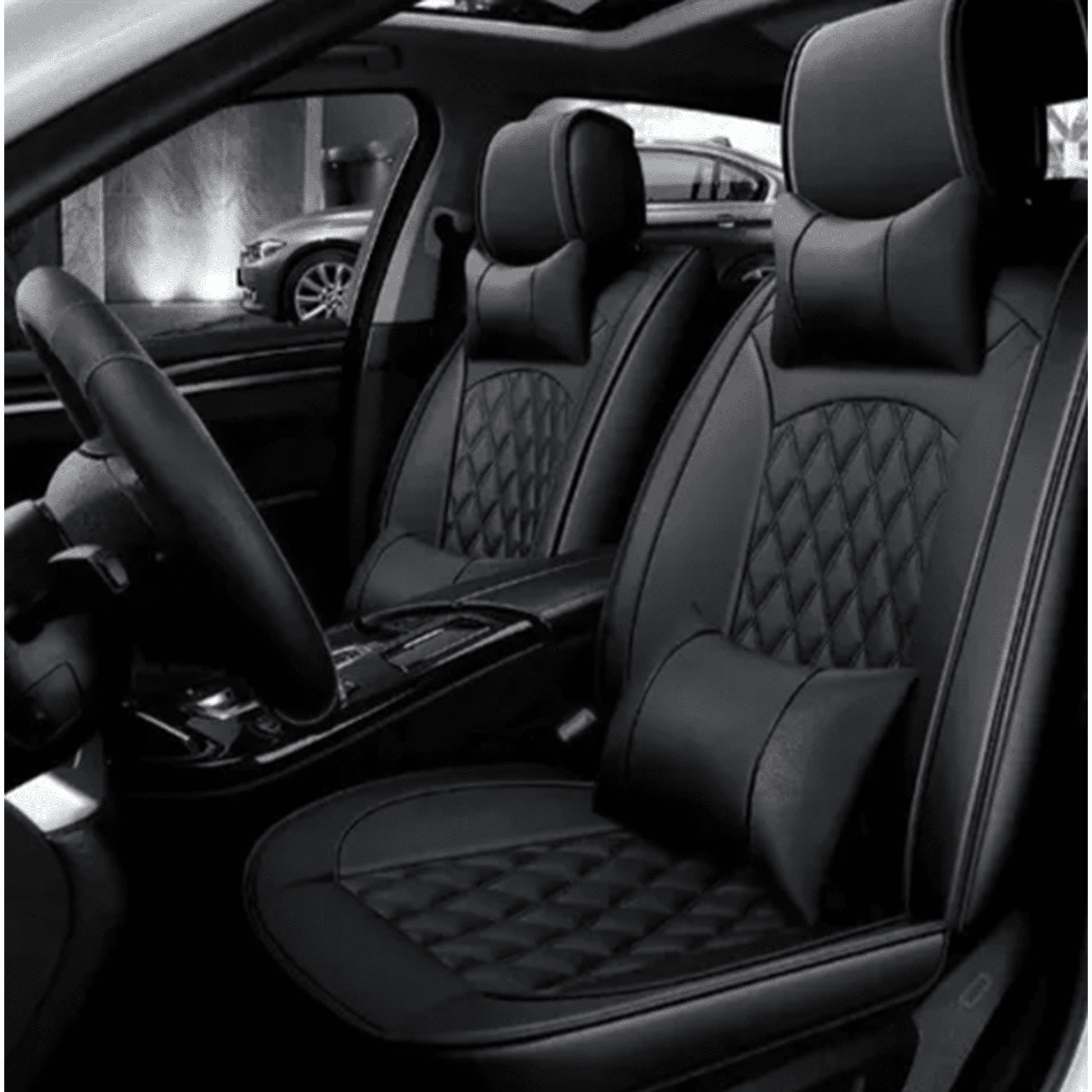 Genérico - Forro De Lujo Cubre Asientos Para Autos Y Camionetas