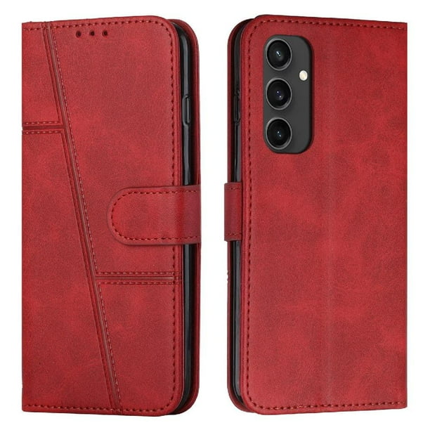 Funda Flip Para Samsung Galaxy S24 Fe – Carcasa Delgada Y Resistente A Impactos Con Soporte Para Uso Diario Y Profesional