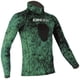 thumbnail image 3 of Rash Guard Cressi Hunter, camuflaje, cuello redondo, unisex, color verde L, 3 of 5