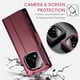 thumbnail image 2 of CaseMe tipo cartera Xiaomi Redmi Note 14 Pro 4G con cierre magnético, RFID, tarjetero, soporte, carga inalámbrica, 2 of 5