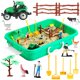 thumbnail image 1 of Cubo de basura sensorial AGENTLAN Farm con arena de juego para niños pequeños de 3 a 8 años, 1 of 6