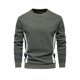 thumbnail image 2 of INSPIRE CHIC Sudadera casual de hombre con cuello redondo, manga larga, bloque de color, para entrenamiento, talla L, gris, 2 of 6