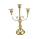 thumbnail image 3 of Candelabro De Metal Para Centro De Mesa, Candelabro Cónico Para Comedor, Eventos En El Hogar, Dorado, 3 of 5