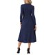 thumbnail image 3 of INSPIRE CHIC Vestidos de Otoño para Mujer de Manga Larga Cuello Redondo Tejido Línea A Casual Vestido Midi L Azul Oscuro, 3 of 6