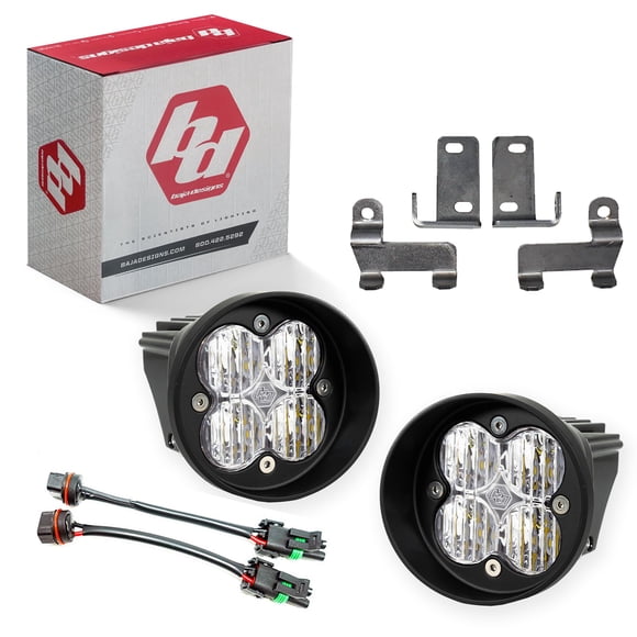 Luz antiniebla Baja Designs Squadron Sport WC Negro/Plateado