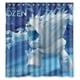 thumbnail image 1 of Cortina de ducha de Anime Frozen, juego de cortina de baño con ganchos, tamaño 66 x 72 pulgadas, 1 of 3