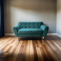 Muebles New - Sofa Dos Cuerpos Verde Esmeralda