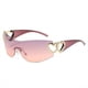 thumbnail image 1 of one-piece Gradient Lens Y2K Sunglasses for Women and Men - Heart Design, Hollow Temple, UV400 Protection, 1 of 5
