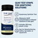 thumbnail image 2 of Tiras de prueba TOP LINE TEST STRIPS 200 para sanitizante cuaternario, 2 of 8