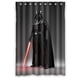 thumbnail image 1 of Cortina de ducha con armadura de Darth Vader de Star Wars, juego de cortina de baño con ganchos, tamaño 48 x 72 pulgadas, 1 of 3
