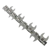 Magideal - Juego De Llaves De Pie Para Grifo Con Tuerca De Accionamiento De 8X 3/8 Pulgadas, Juego De Llaves De Extremo Abierto Para Áreas De Difícil Acceso, Her