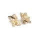 thumbnail image 2 of Aros De Acero Inoxidable Diseño otoñal Elegante dorado Talla Única, 2 of 2