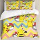 thumbnail image 1 of x202 Bed SheetsPikachu Bedding Bed Duvet Cover Set,Aesthetic Microfibre Bedding For Adult, Quilt Cover And Pillowcase Set Pcs 3-Piece Bedding Set (1 Duvet Cover + 2 Pillow Shams) nj202, 1 of 5
