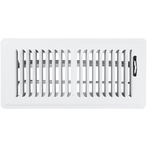 Registro de suelo Shoemaker Manufacturing, blanco suave, 10 x 25 cm