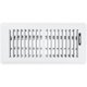 thumbnail image 1 of Registro de suelo Shoemaker Manufacturing, blanco suave, 10 x 25 cm, 1 of 7