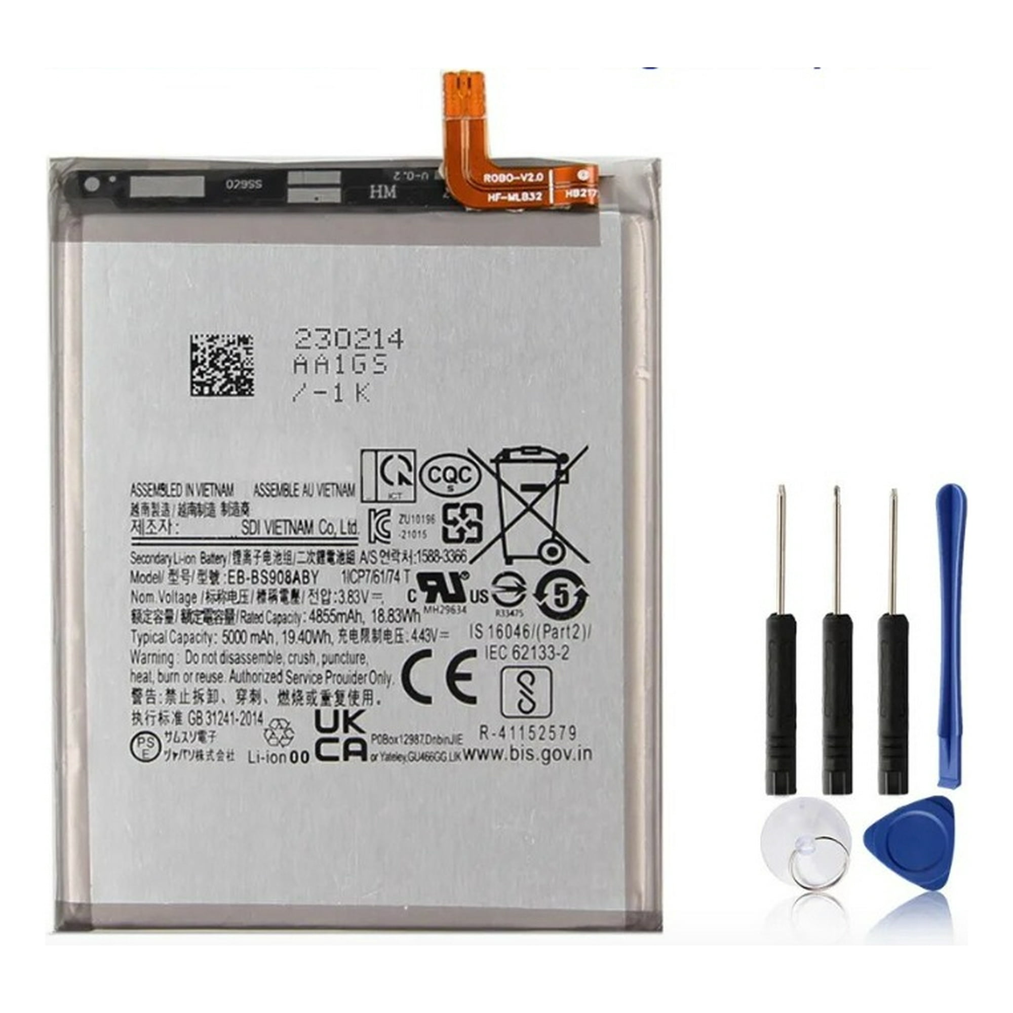 Genérico - Bateria Para Samsung Galaxy S22 Ultra S906 + Set Herramienta