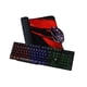 thumbnail image 1 of teclado Mause Pad  con luces teclado kit Gamer 3 en 1 Mause, 1 of 5