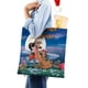 thumbnail image 4 of All Dogs Go to Heaven Bolso de tela con estampado de lienzo para mujer, bolsa de compras reutilizable y estética, con cremallera interior, regalo para mujer,40*45cm., 4 of 6