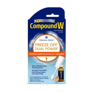 Compound W - Compuesto Eliminador De Verrugas W De Doble Potencia Para Verrugas Grandes