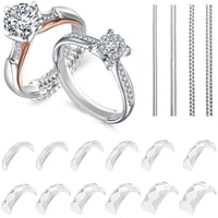 Ring Sizers Eiito Para Anillos Sueltos, Paquete De 16 Protectores De Anillos