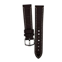 Correa Reloj Hirsch Knight L Hebilla Plateada 24Mm